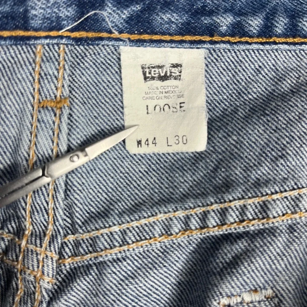 Levi's 545 Loose Fit Jeans Mens 42 Blue Medium Wash Brown Tab‎ Vintage 1999